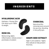 PURE SOL. - Wake Up Charcoal Eye Mask - 30 pairs w/ label