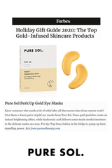 PURE SOL. - Perk Up Gold Gold Eye Mask - 30 pack singles w/ label