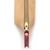 Blush Leather Travel Clutch