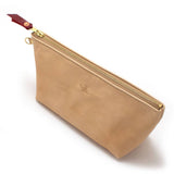 Blush Leather Travel Clutch