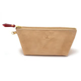 Blush Leather Travel Clutch