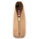 Blush Leather Travel Clutch
